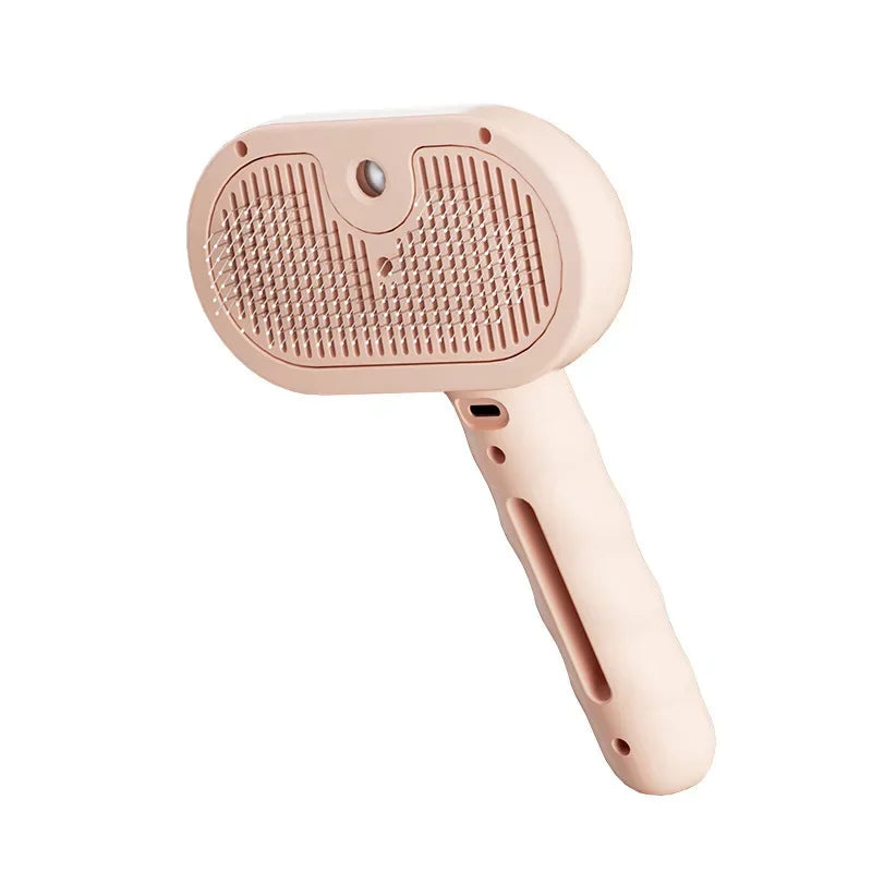 Escova de limpeza para cães, spray de vapor limpo para animais de estimação, escova de vapor exclusiva para cães, escova de limpeza de luxo