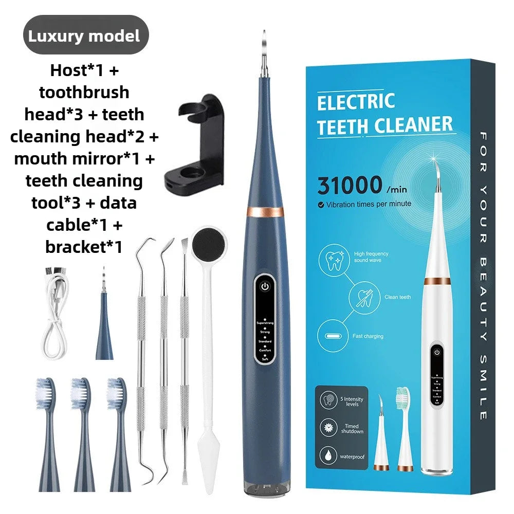 Pet ultra sônico limpador de dentes filhote de cachorro escova de dentes cão aliciamento escova de dentes elétrica para limpeza oral animais de estimação cães acessórios Kasa & Pet