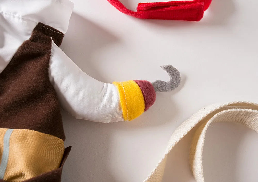 Engraçado roupas para animais de estimação pirata cão gato traje terno corsair vestir-se festa vestuário para gato cão mais chapéu traje do cão de estimação