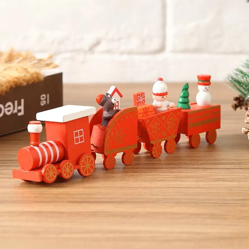 Decorações de Natal: Trem, Enfeites para Árvore de Natal, Decoração para Festas e Casa, Ano Novo 2026, Presente de Natal, Adereços para Vitrine