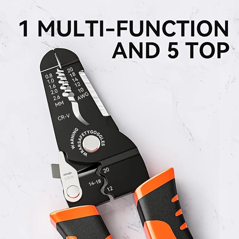 Wire Stripper Crimping Tool, Wire Cutter, Cable Stripper, Wiring Tools, Crimping Tool