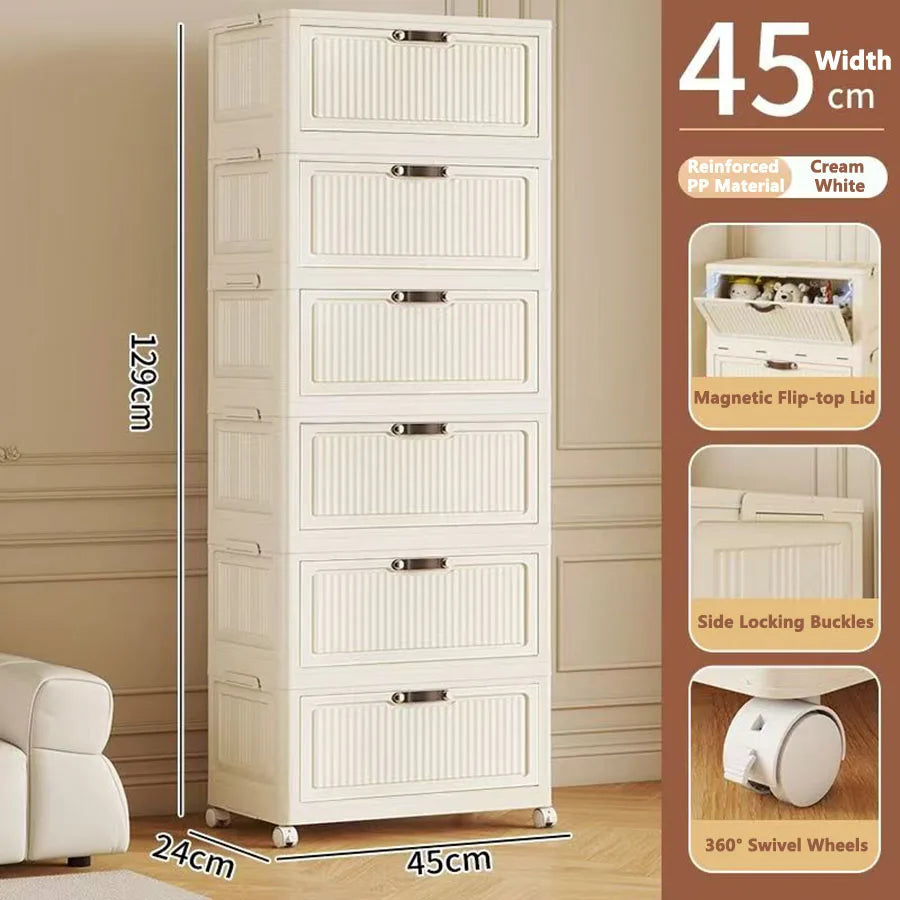Armário de armazenamento, caixa de armazenamento dobrável, armário para brinquedos para a sala de estar, prateleira de armazenamento, armário para lanches, caixa organizadora, armário de armazenamento para a cozinha, arm