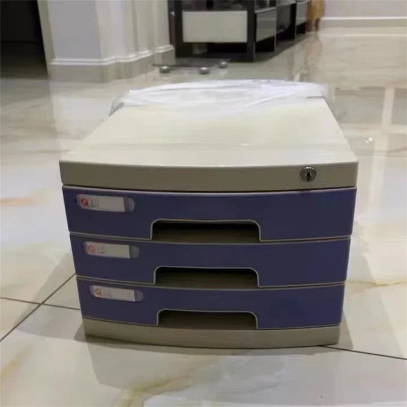 Armário de arquivo com fechadura para escritório, gaveta a4, armário de armazenamento, multicamadas, sob a mesa, escritório, pequena caixa de armazenamento zz