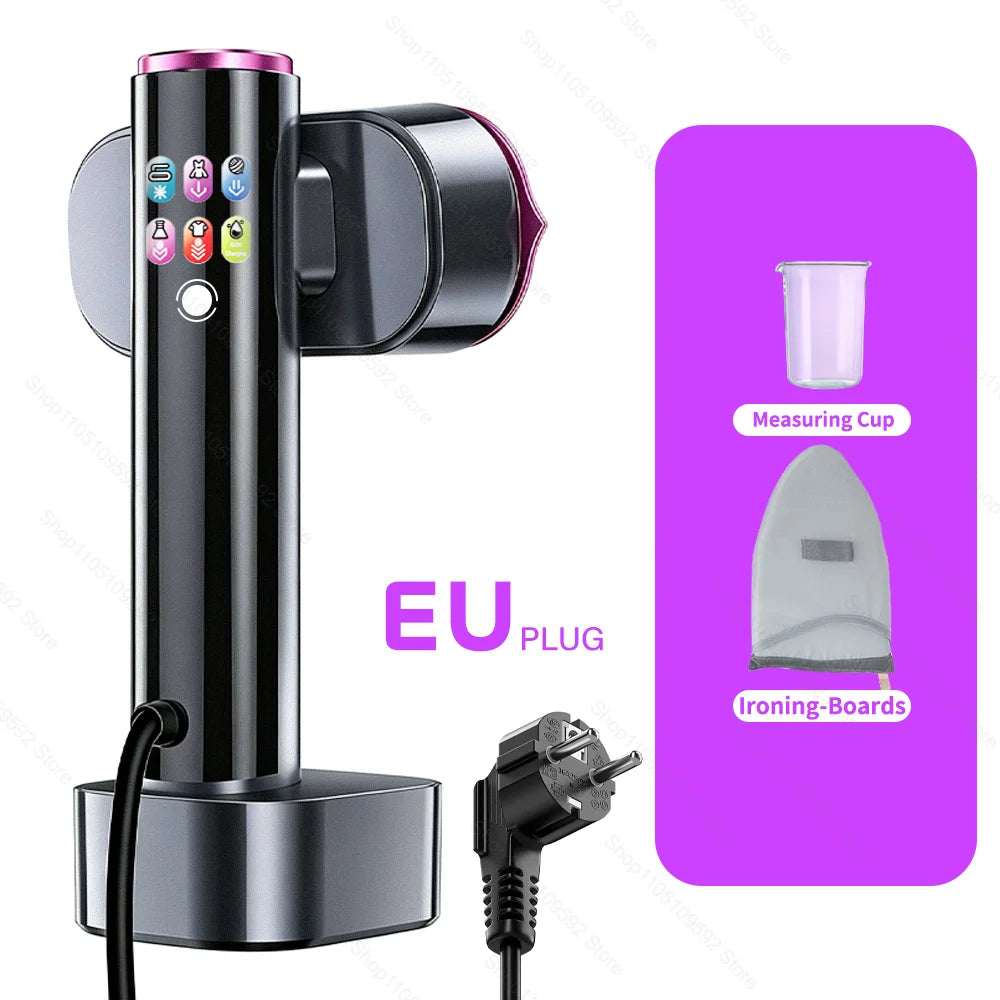 Ferro a Vapor Portátil Profissional de Mão 1200W para Uso Doméstico, Vaporizador de Roupas para Superfícies de Vestuário