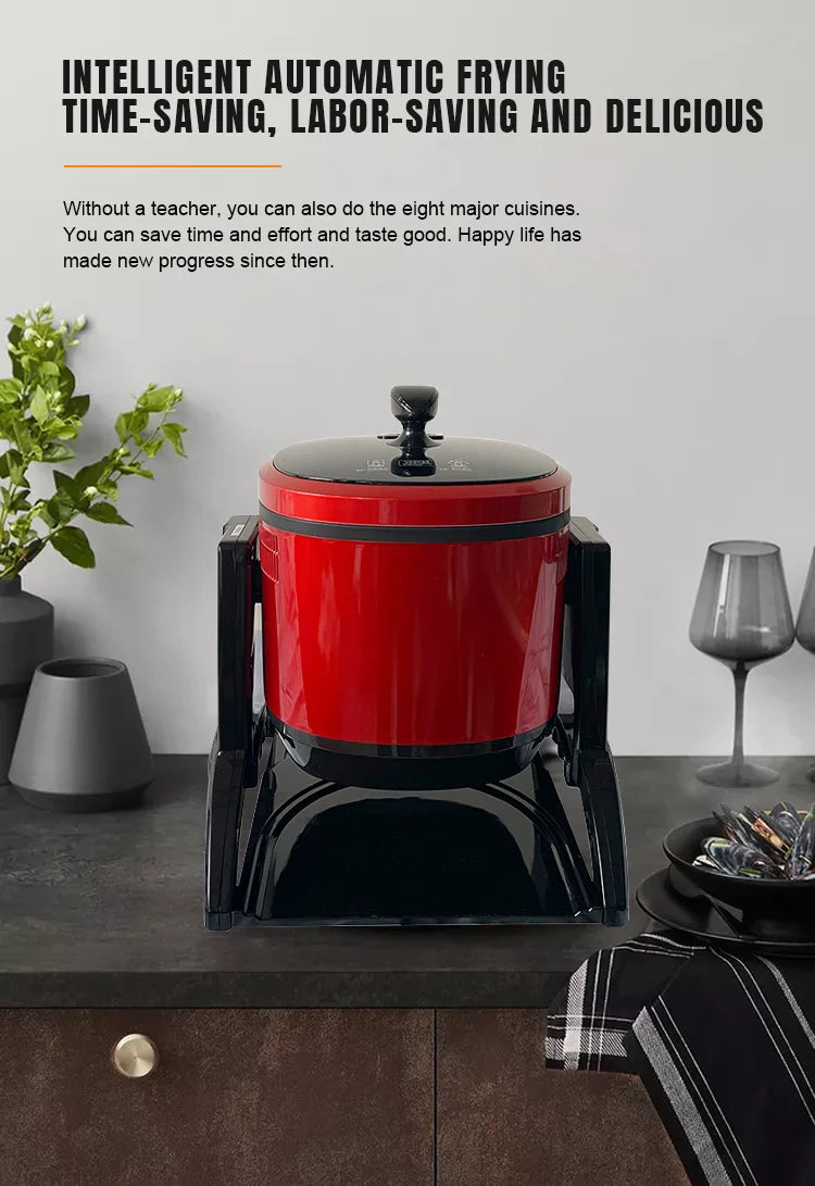Equipamento de cozinha, máquina de cozinhar automática, tipo tambor inteligente
