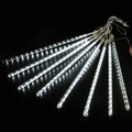 Chuveiro de meteoros de natal led luzes da corda iluminação do feriado interior/exterior decoração jardim festa decorações chuva gota caindo novo