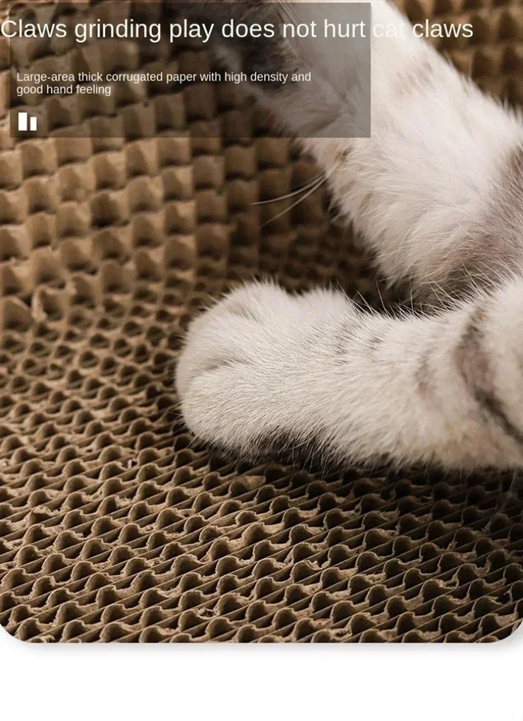 Placa de arranhar para gatos, proteção para móveis, brinquedos de garra, papel ondulado oval, resistente ao desgaste, ninho de gato, acessórios para gatos