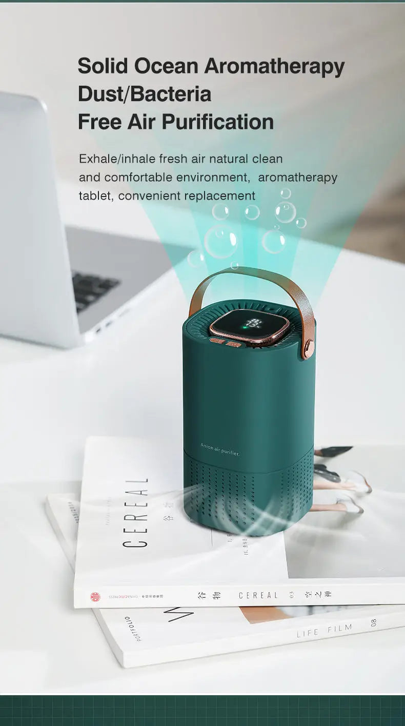 Purificador de Ar Xiaomi Mijia Ionizador Gerador de Íons Negativos Remoção de Odor de Fumaça de Cigarro Filtro HEPA PM 2.5 Purificador de Ar