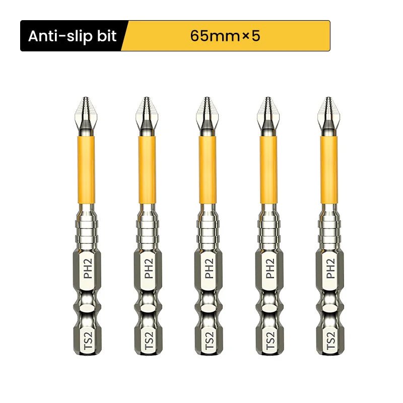 Brocas Longas de Aço Liga Antiderrapantes PH2, Ponta Magnética para Chave de Fenda, Broca de Impacto para Madeira 25/50/65/70/90/150mm - Kasa & Pet