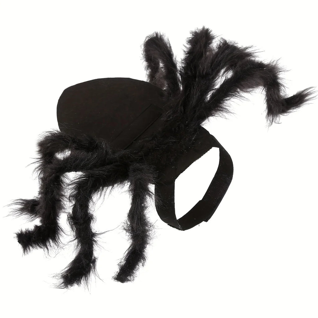 Fantasia de Aranha de Halloween para Gatos e Cães, Roupa Engraçada para Cães e Gatos, Acessórios Divertidos para Festas e Feriados
