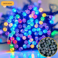 Luzes de Cordão Solares LED 300LED 8 Modos à Prova d'Água Luzes de Fada Alimentadas por Energia Solar para Decoração de Natal ao Ar Livre Lâmpada Estrelada