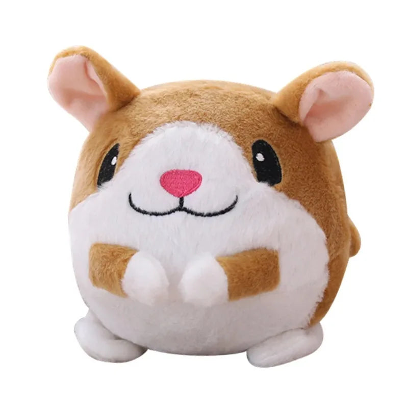 Brinquedo Eletrônico para Animais de Estimação, Bola para Gato, Bola Saltitante para Cães, Bola com Música e Vibração, Bola Interativa para Mastigar, Brinquedo de Pelúcia em Movimento para Cães