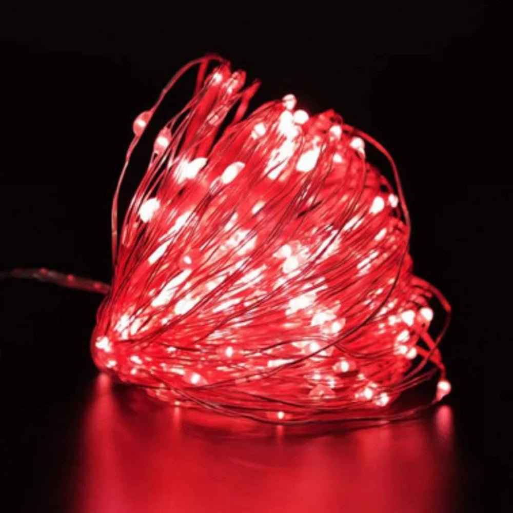 Outdoor LED Fairy Light String para o Natal, fio de cobre impermeável, decoração da guirlanda, casamento - Kasa & Pet