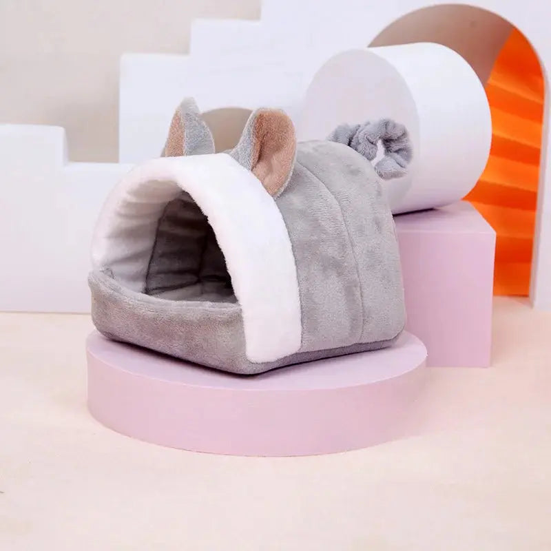 Animais de estimação inverno calor algodão ninho hamster pequeno suprimentos para animais de estimação confortável calor envoltório ninho hamster casa cama de algodão Kasa & Pet