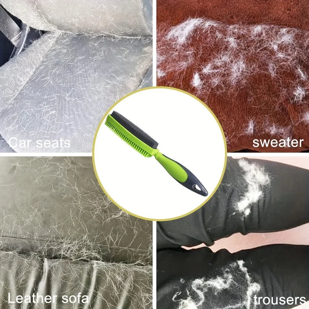 Escova Removedora de Pelos de Animais: Ferramenta de Higiene Suave com Efeito de Massagem para Cães e Gatos, Escova de Pelos Fácil de Limpar para Roupas e Estofados