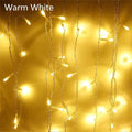 Luzes de Natal LED, cordão de luzes decorativas, cortina de luzes, decoração de Natal para casa, luminária para as festas de fim de ano e Ano Novo.