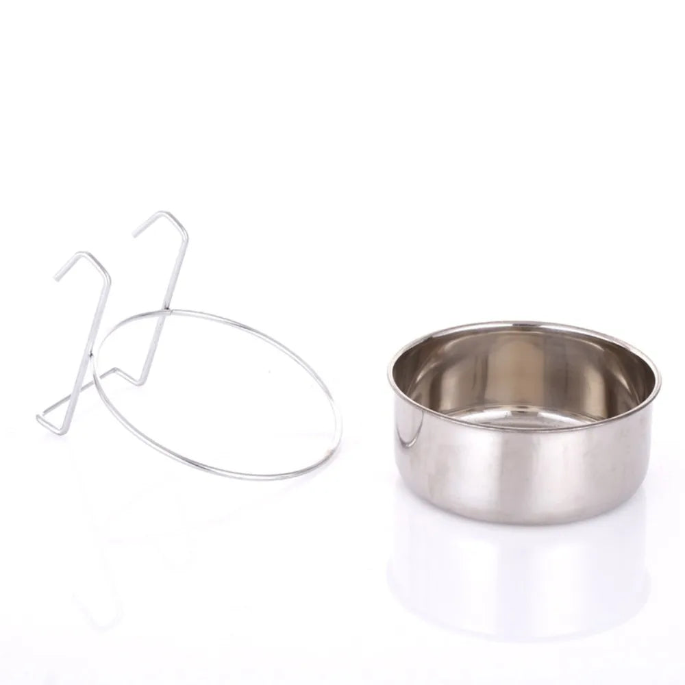 Comedouro Portátil Suspenso para Cães e Gatos, Tigela de Viagem para Ração e Água, Utensílio de Alimentação para Animais de Estimação
