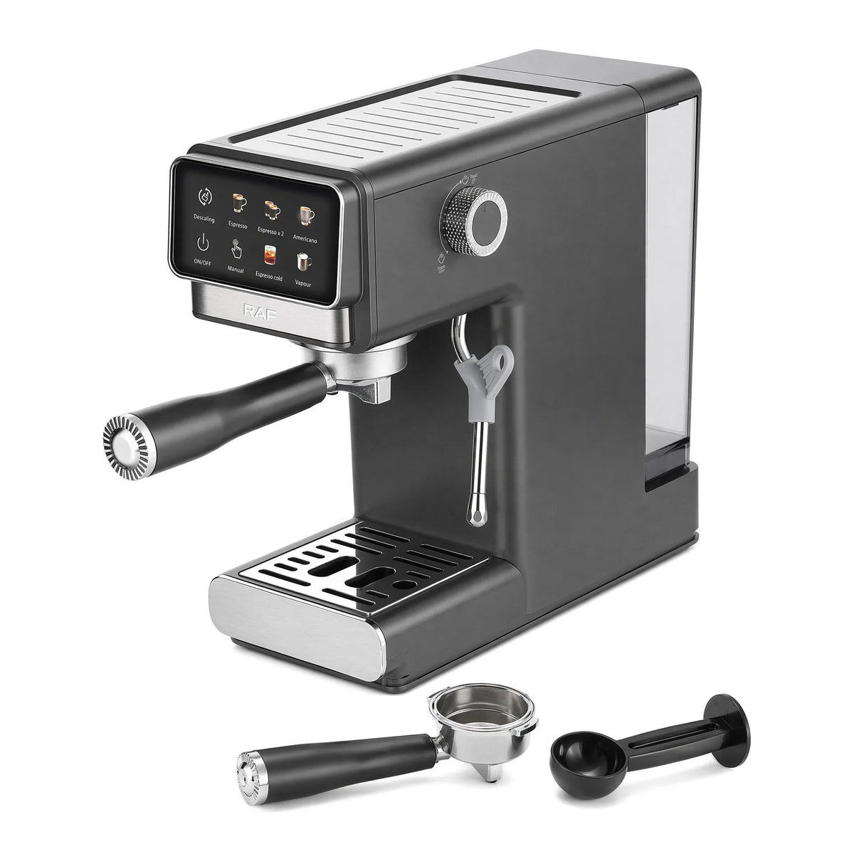 Máquina de café expresso para uso doméstico, extração de alta pressão, máquina de café com espuma de leite a vapor