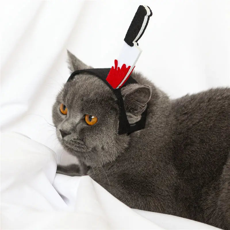 Traje de animal de estimação engraçado headwear para gato filhote de cachorro cão halloween fotografia adereços fontes de festa acessórios para animais de estimação