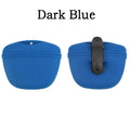 Saco de silicone para tratamento de cães, saco portátil para treinamento de cães, alimentador ao ar livre, bolsa para lanche de cachorro, saco de armazenamento de recompensa de alimentos, suprimentos para animais de estima
