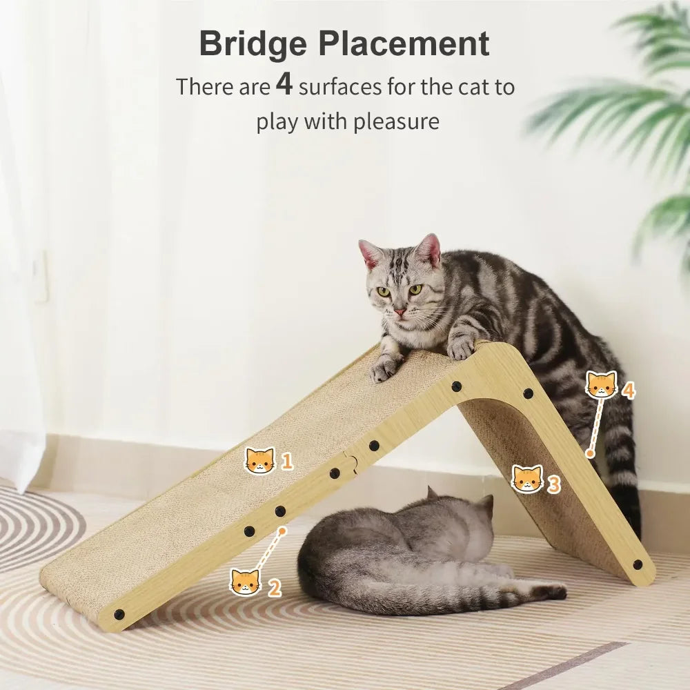 Raspador para gatos, papelão grande/pequeno em forma de l, resistente ao desgaste, resistente a arranhões, poste de arranhar, brinquedo para gatos, animais de estimação, acessórios para gatos