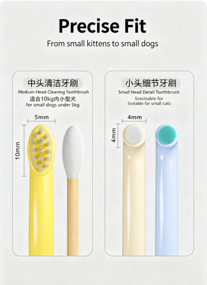 Escova de Dentes para Animais de Estimação, Escova de Dentes Plástica para Cães, Remoção de Tártaro, Limpeza Bucal, Cuidados com Animais de Estimação, Limpeza Bucal para Gatos