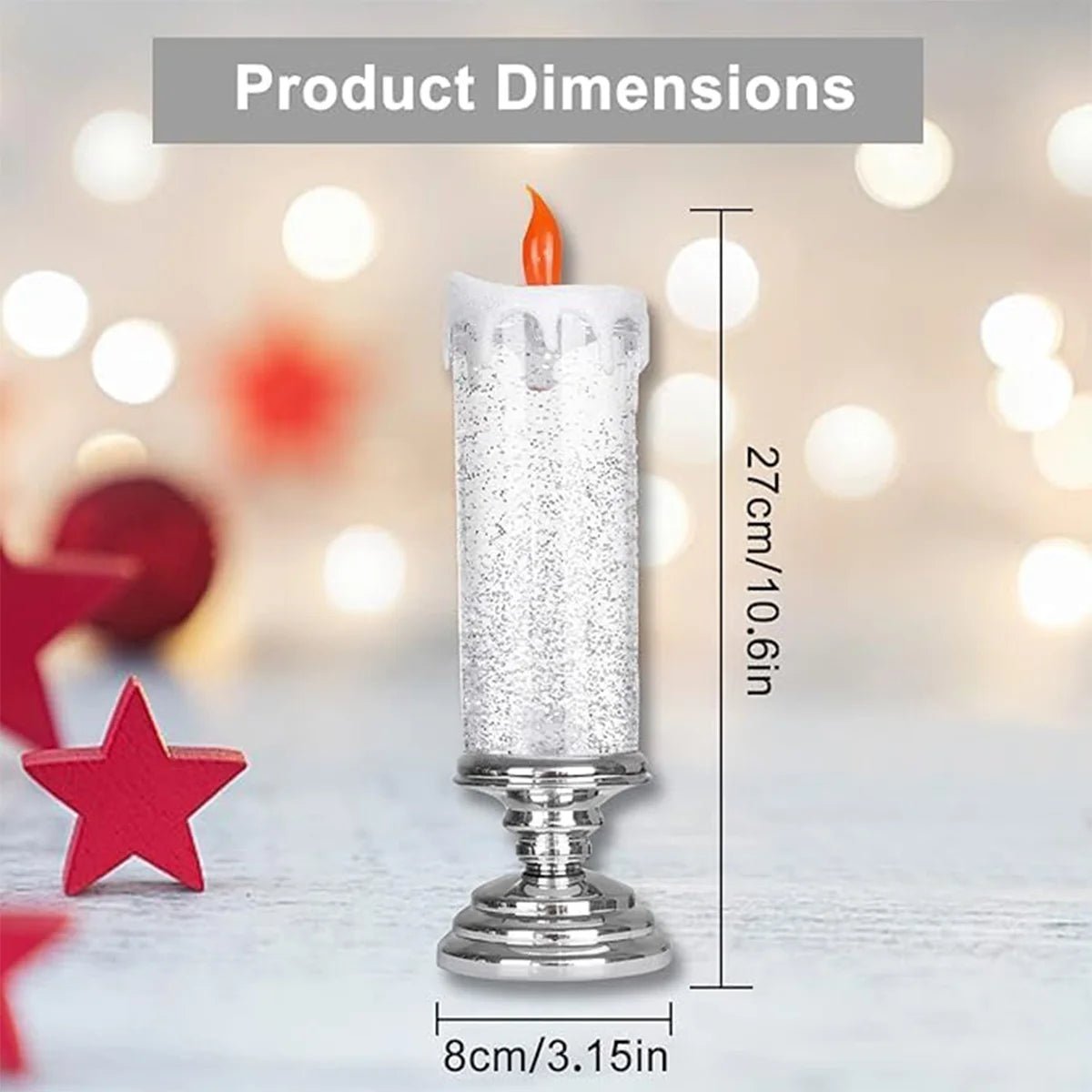 Led vela de natal luz romântica casa luzes velas hotel festival decoração iluminação colorida sem chama decorativa elétrica - Kasa & Pet