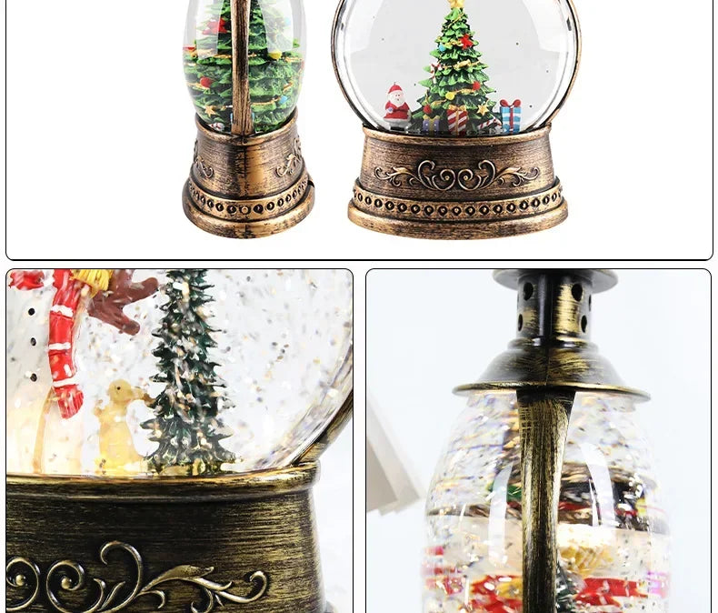Luzes De Vento Caixas De Música, Bolas De Cristal, Árvore De Papai Noel, Enfeites, Presentes De Natal, Decorações De Carnaval, Vento