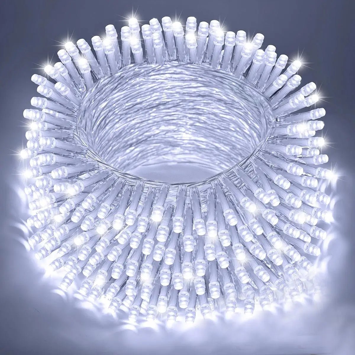 Cordão de Luzes de Natal com 8 Modos de Iluminação, Luzes de Jardim 5/10/20M, Lâmpada Decorativa Festiva para Interiores, Exteriores, Jardins e Casamentos - Kasa & Pet