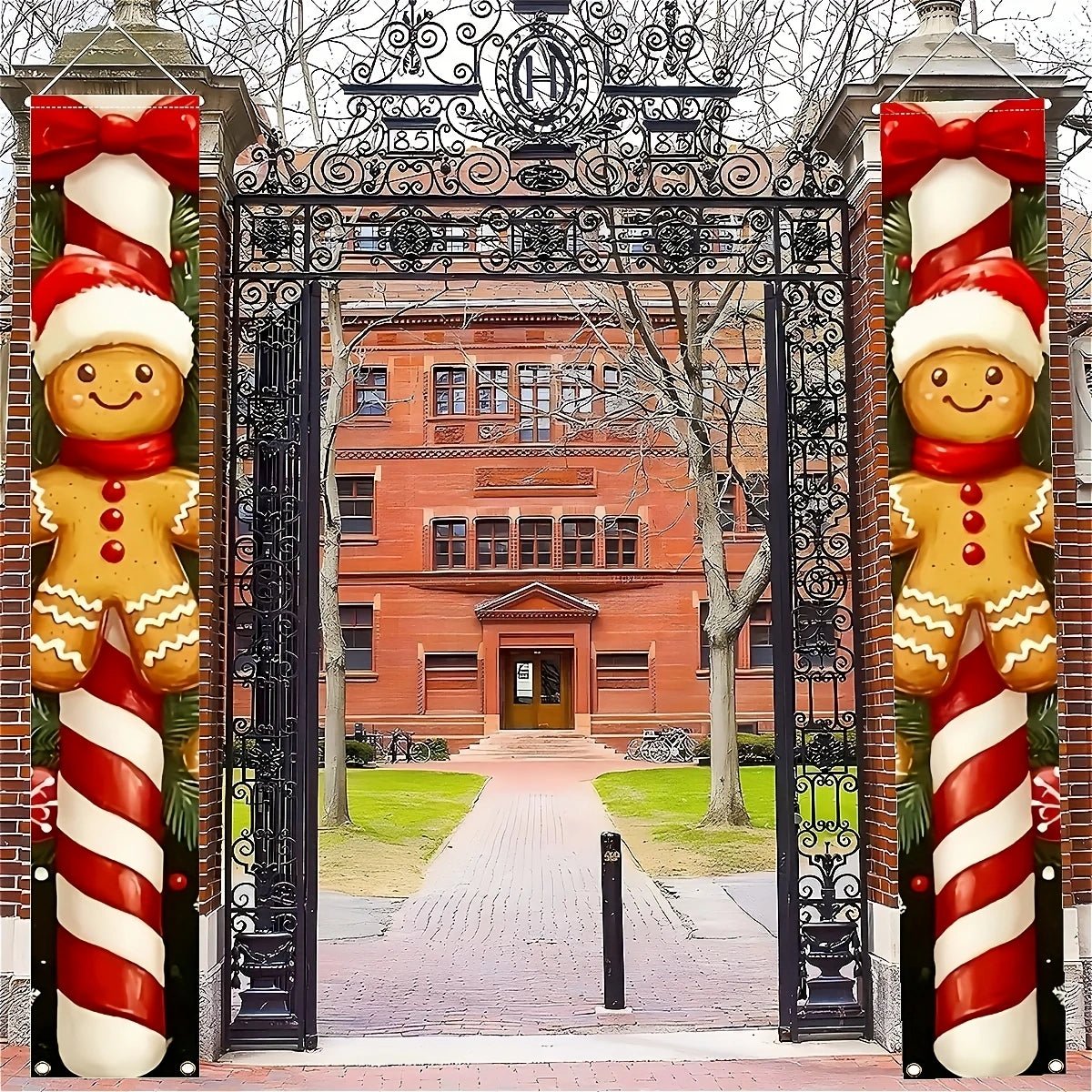 Natal pendurado porta banner feliz natal decoração para casa 2025 natal porta decoração navidad notal noel ornamento ano novo 2026