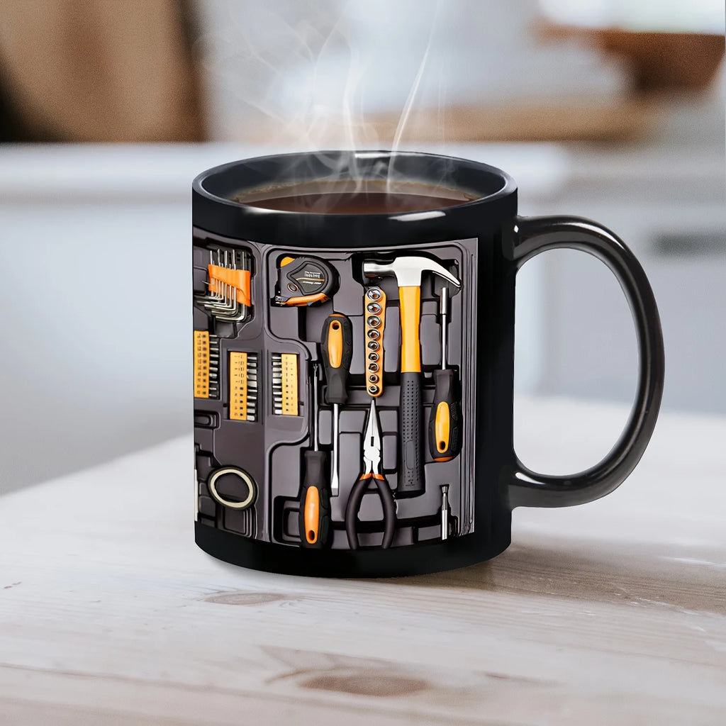 Caneca de Cerâmica Criativa 3D para Café, Chá e Água, Caneca de Café da Manhã, Utensílio Doméstico, Presente de Aniversário