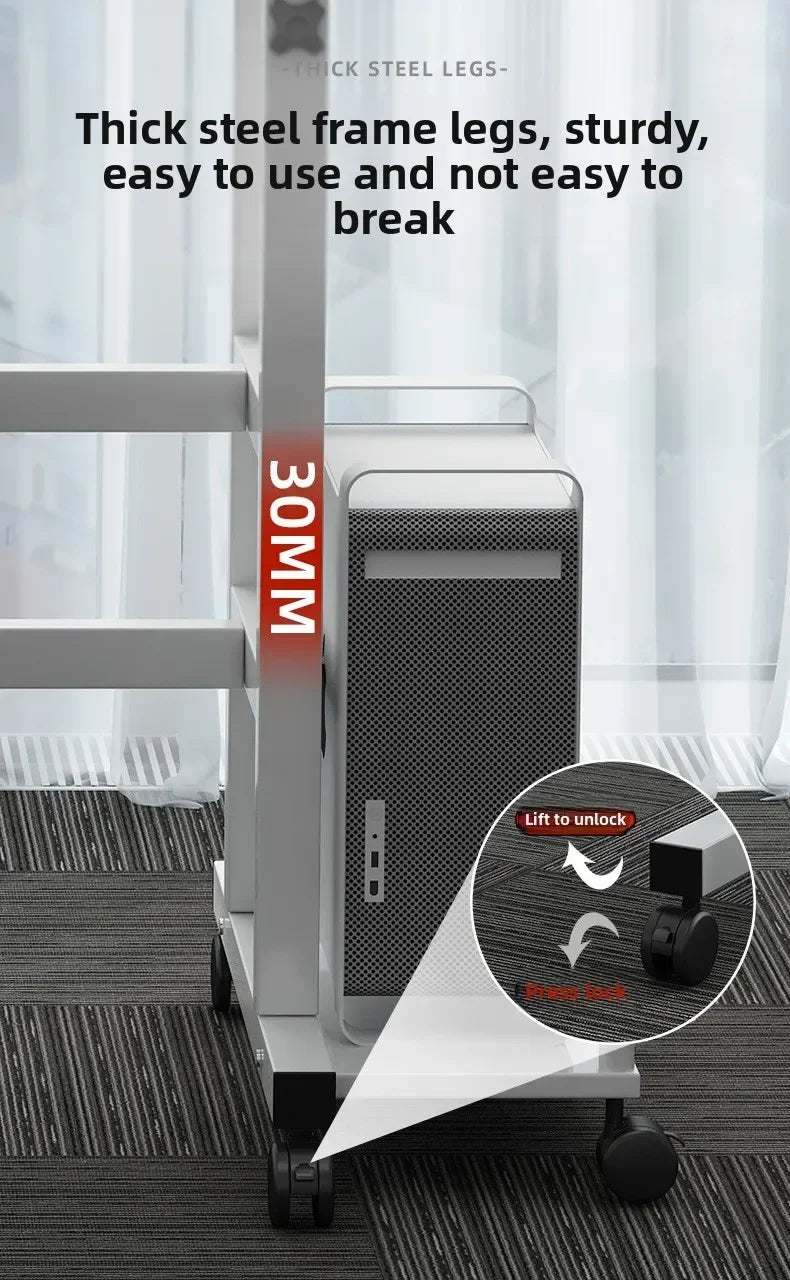 Mesa de computador móvel moderna, mesa de escrita elevatória, mesa de pé dobrável, mesa de cabeceira para quarto, mesa pequena individual, durável.