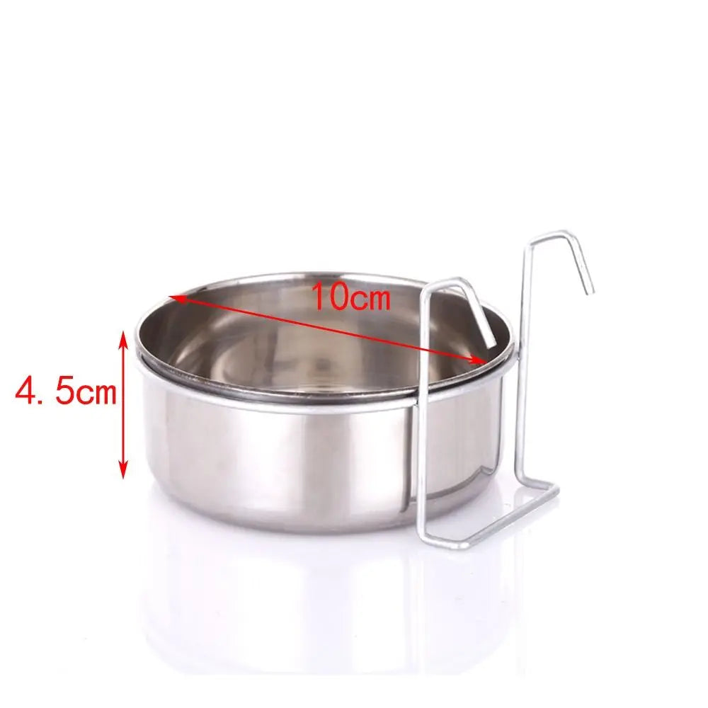 Comedouro Portátil Suspenso para Cães e Gatos, Tigela de Viagem para Ração e Água, Utensílio de Alimentação para Animais de Estimação