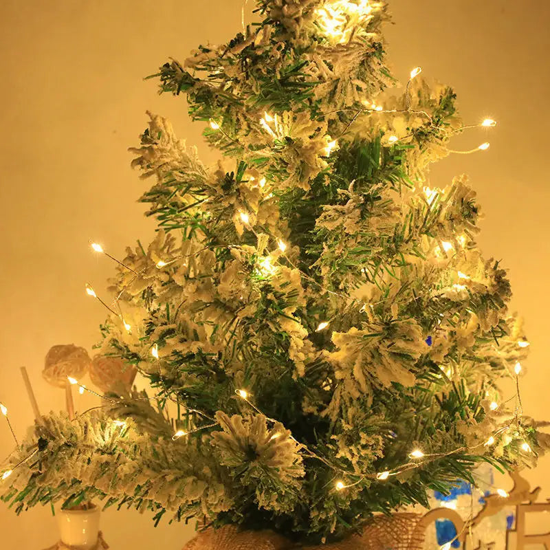 Luzes de Natal LED em Cordão, Luzes para Árvore de Natal, Guirlanda de Luzes de Natal, Alimentadas por USB, Decoração para Casa, Varanda, Festa, Casamento