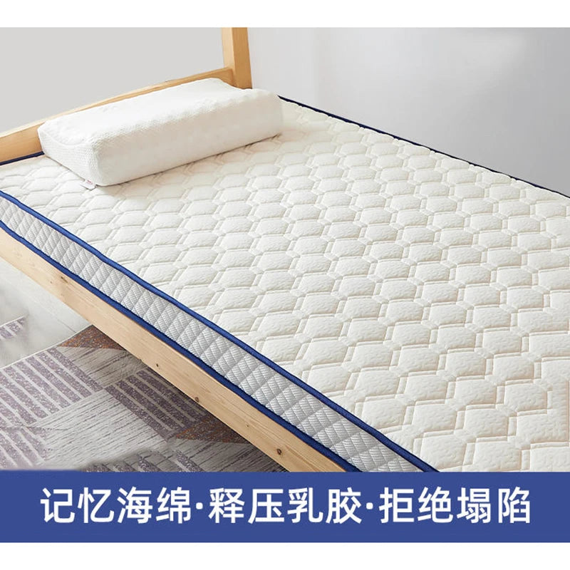 Colchão de Látex e Espuma de Memória para Casa, Crianças, Tatame, Personalizado para Dormitório Estudantil, Solteiro 90x190