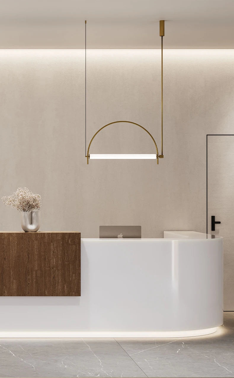 Sala de estar minimalista luz pingente moderno designer arte lâmpada led quarto estudo sala jantar balcão barra minimalista luz interior