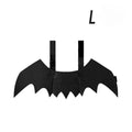 Halloween animal de estimação asas de morcego traje de feltro para cães pequenos gatos bonito engraçado roupa para animais de estimação vestuário para festa de halloween cosplay acessórios