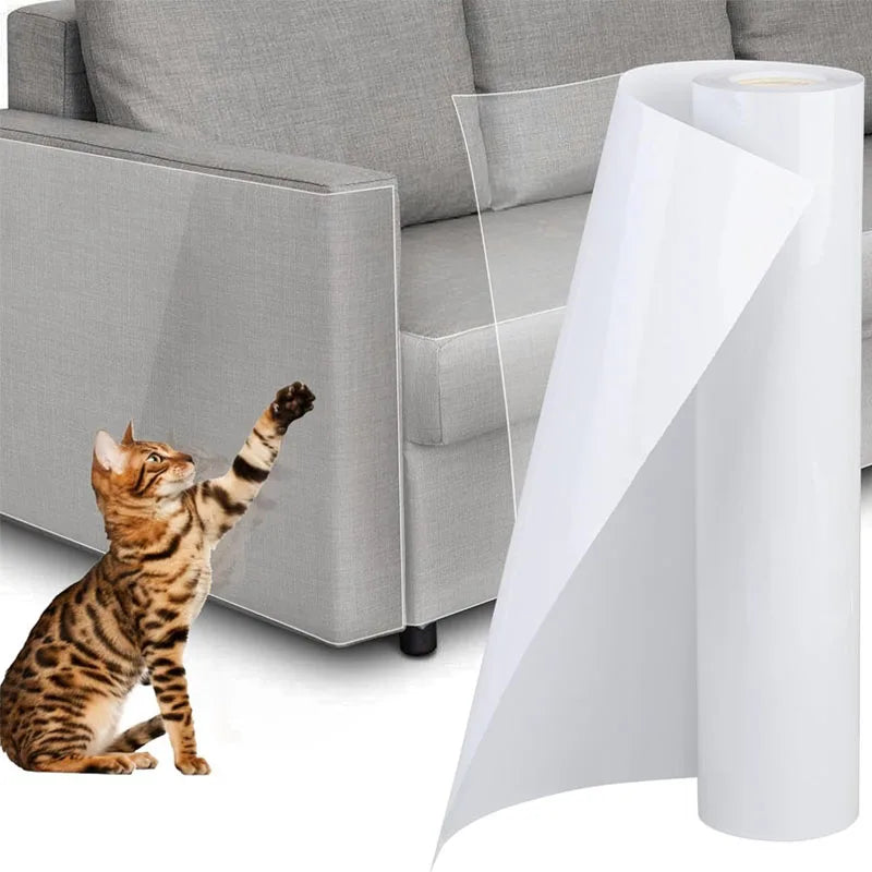 3m acessórios para gatos almofadas de proteção de sofá protetores de móveis capa transparente pvc auto-adesivo suprimentos para gatos produtos para animais de estimação