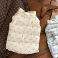 Outono e inverno animal de estimação grosso colete floral manter quente gato inverno xadrez casaco filhote de cachorro roupas para cães pequenos