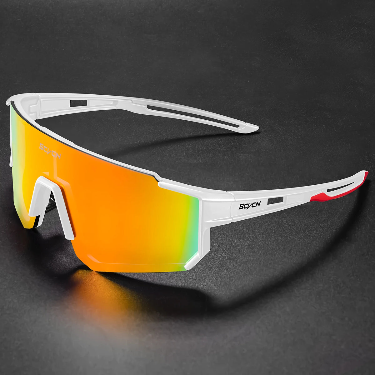 SCVCN Outdoor Cycling Sunglasses Men's MTB Bike Glasses Sports Mountain Climbing Fishing Women's Bicycle Cycling UV400 Goggles