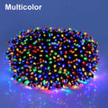 Natal ao ar livre jardim led string luz 24v árvore de natal luzes de fadas à prova dwaterproof água guirlanda lâmpada para pátio decoração festa feriado