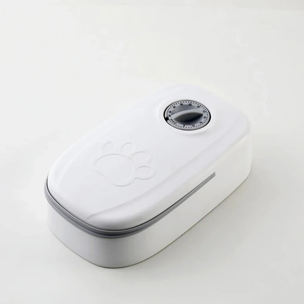 Alimentador automático para gatos, dispensador cronometrado de comida para animais de estimação para alimentos secos e molhados, 48 horas cronometradas, alimentador inteligente para gatos, cães, produtos para animais de e