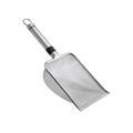 Colher de lixo de aço inoxidável resistente à ferrugem, fácil limpeza, alça ergonômica, fácil de limpar, ideal para remoção rápida de resíduos