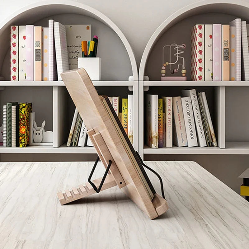 Descanso de leitura ajustável tablet cozinhar casa sala de estudo suporte de livro suporte dobrável