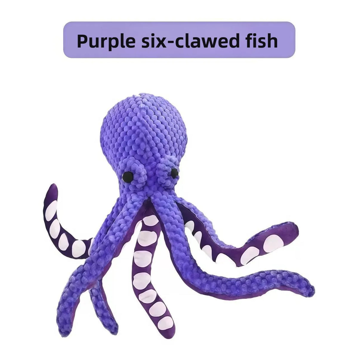 Brinquedo de Pelúcia Interativo para Cães, Polvo com Som e Tentáculos Crocantes, Brinquedo de Mastigar em Formato de Abacaxi com Apito e Som de Crocante, para Cães Pequenos e Médios Kasa & Pet