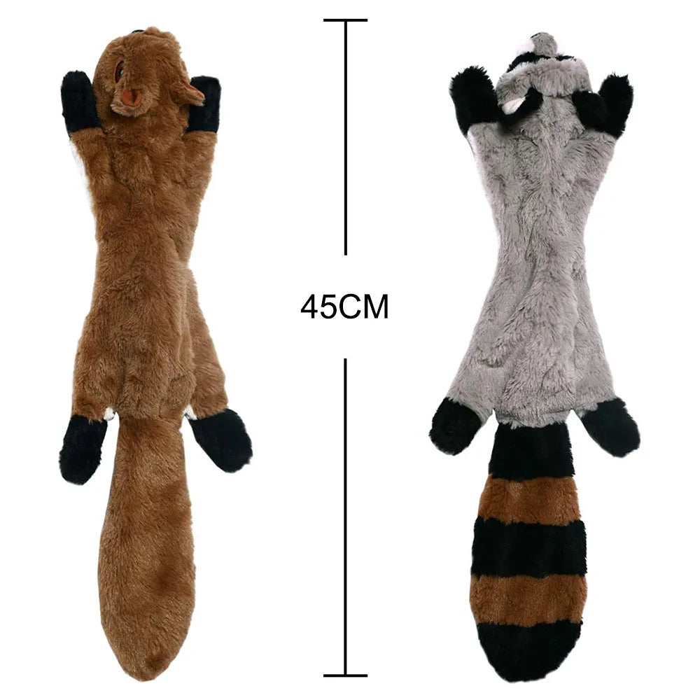 Engraçado animal simulado sem recheio brinquedo do cão com rangidos durável stuffingless pelúcia estridente cão mastigar brinquedo crinkle pet rangido brinquedo