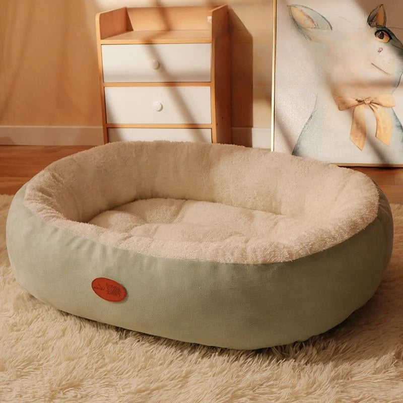 Ninho quente engrossado para outono e inverno ninho de animais de estimação ninho de cachorro esteira ninho de gato grande e pequeno cão de pelúcia toda a temporada cama universal para animais de estimação