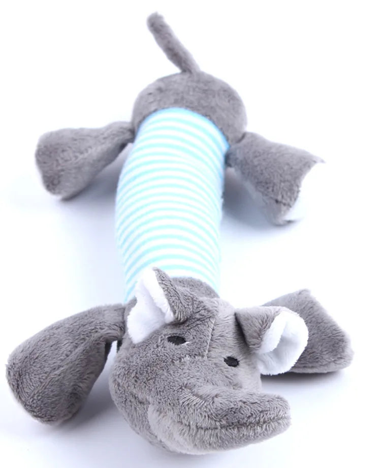 Engraçado animal simulado sem recheio brinquedo do cão com rangidos durável stuffingless pelúcia estridente cão mastigar brinquedo crinkle pet rangido brinquedo