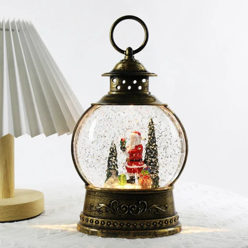 Luzes De Vento Caixas De Música, Bolas De Cristal, Árvore De Papai Noel, Enfeites, Presentes De Natal, Decorações De Carnaval, Vento