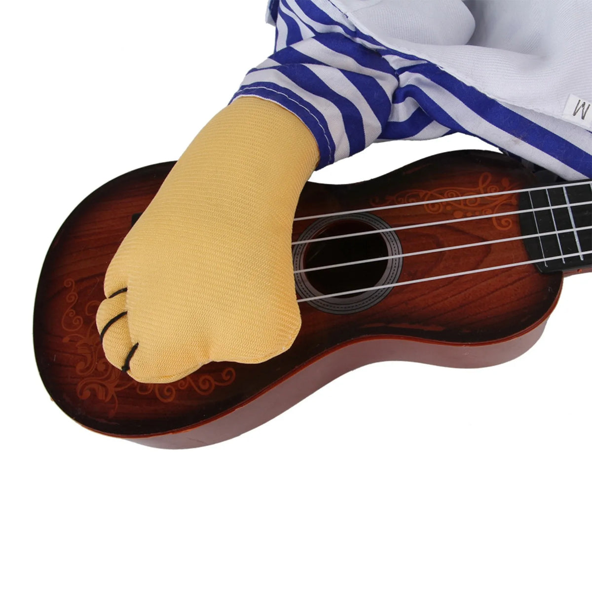 Engraçado Pet Guitar Costume, Trajes de cão, Guitar Player, Halloween, Natal, Cosplay Party, Cão, Roupa de gato, Vestir Roupas